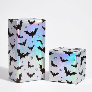 gothic birthday wrapping paper retro halloween gift wrap spooky y2k gift wrap y2k party gothic wrapping paper gothic Christmas gift wrap iridescent halloween trick-or-treat gift wrap