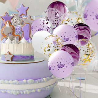 Lavender Balloon Princess Set (44 pcs)