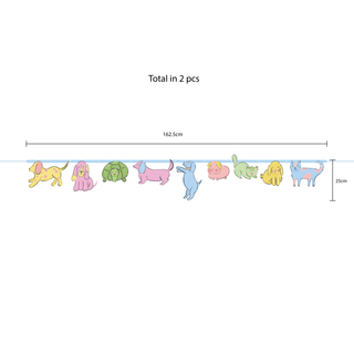 Pet Party Cute Animal Banner (2pcs) 2