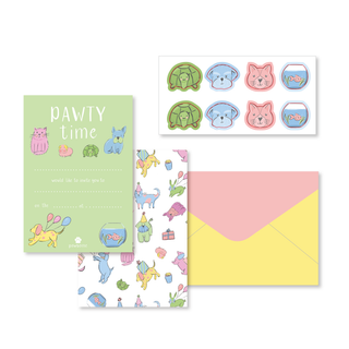 Pet Party Invitation Cards with Envelope and Stickers Set (12Pcs) Cheerland Pet Party Invitation Cards with Envelope and Stickers Set (12Pcs) Cheerland