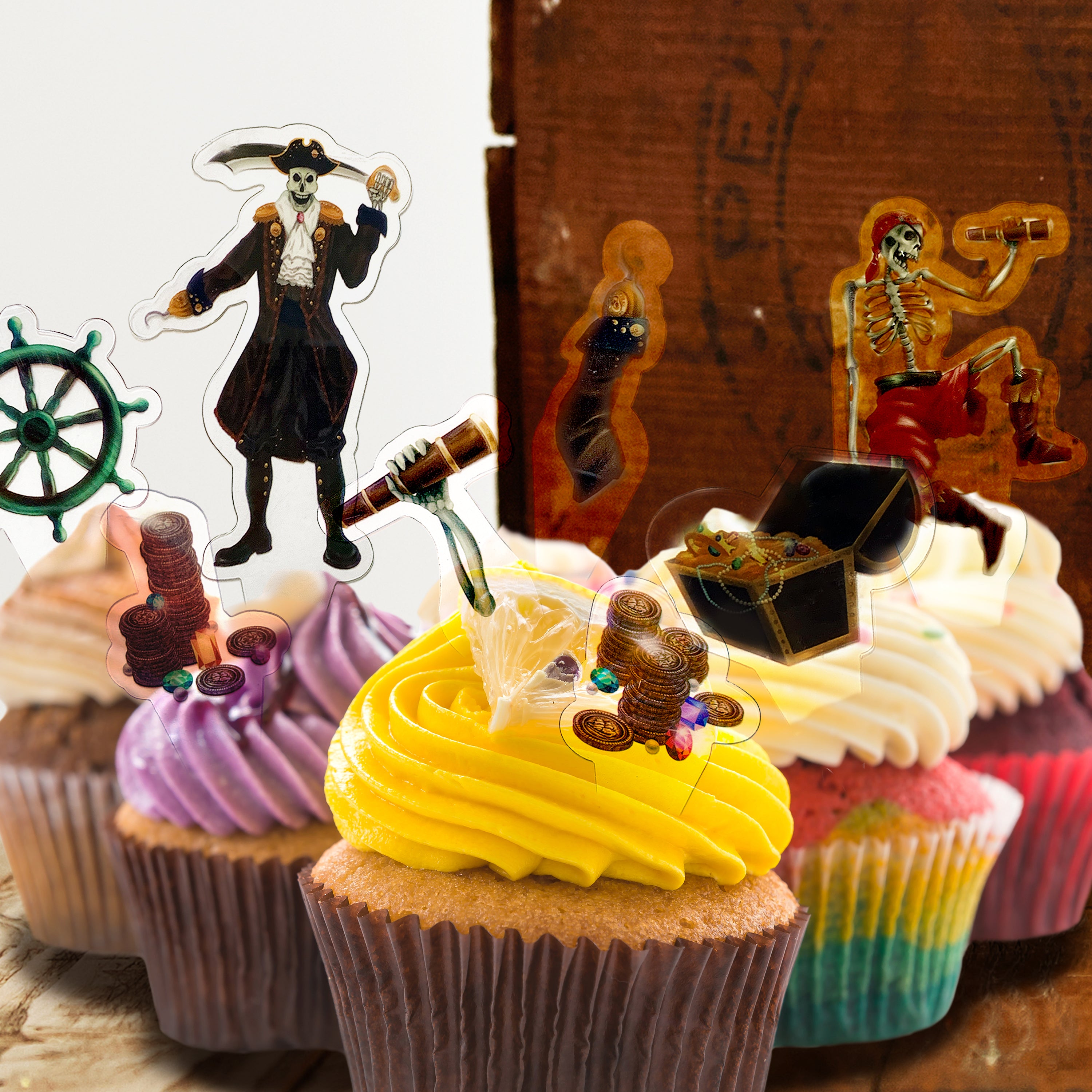 Buy 30 x Edible Cupcake Toppers Theed of Pirates of the Caribbean Collection of Edible Cake Buy 30 x Edible Cupcake Toppers Theed of Pirates of the Caribbean Collection of Edible Cake