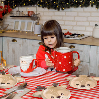 Reindeer Shaped Paper Plates (Pack of 24)