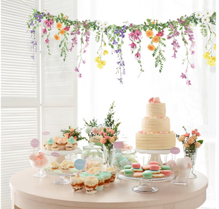 Wild Flower Garland Floral Woodland Party Banner (1 PC)