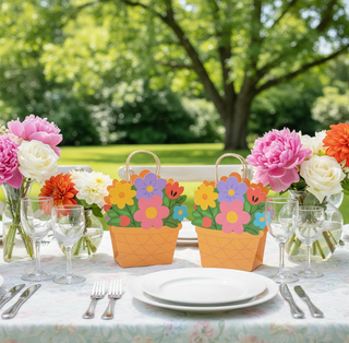 Flower Tea Party Gift Bags (4Pcs)