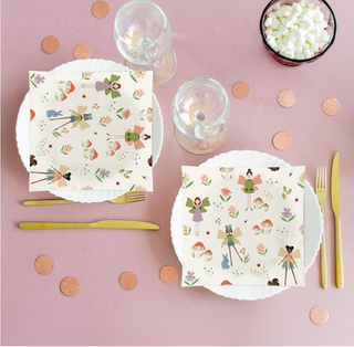 Fairy Flower Napkins (50 Pcs)