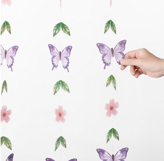 Butterfly Floral Garland (4 Pcs)