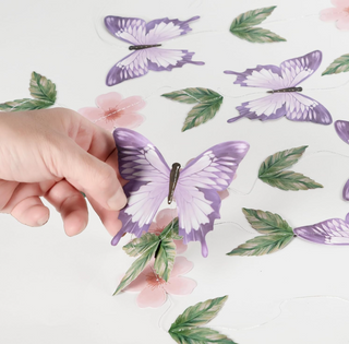 Butterfly Floral Garland (4 Pcs)