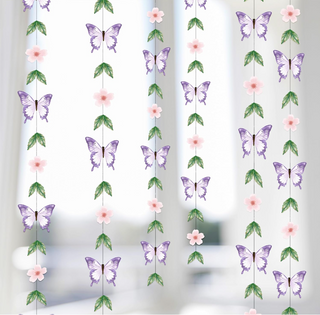 Butterfly Floral Garland (4 Pcs)
