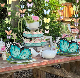 Blue Butterfly Fairy Bags (4 Pcs)