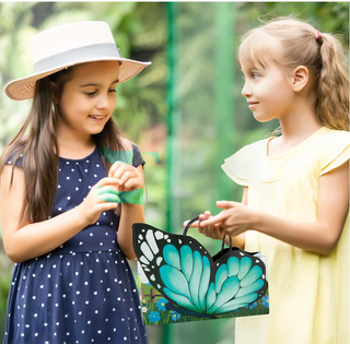 Blue Butterfly Fairy Bags (4 Pcs)