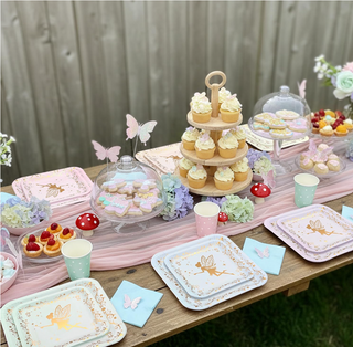 Fairy Pastel Plates (24 Pcs)