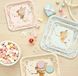 Fairy Pastel Plates (24 Pcs)