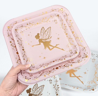 Fairy Pastel Plates (24 Pcs)