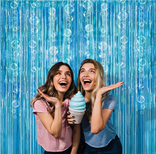 Under the Sea Bubble Foil Fringe Garland