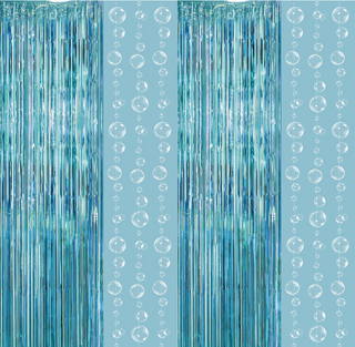 Under the Sea Bubble Foil Fringe Garland