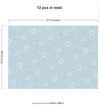 Bubble Gift Wrap Under the Sea (12 sheets)