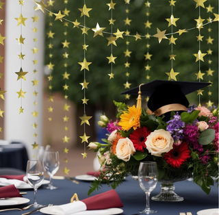 Gold Star Garlands (12 Pcs)