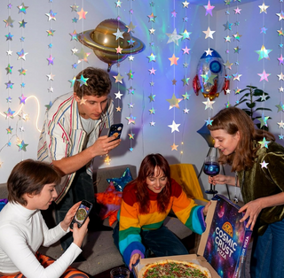 Iridescent Star Garlands Kit (12 Pcs)
