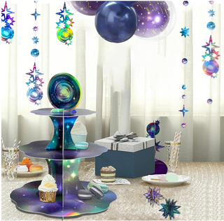 Aurora Borealis Celestial Star Garlands (6 Strings)