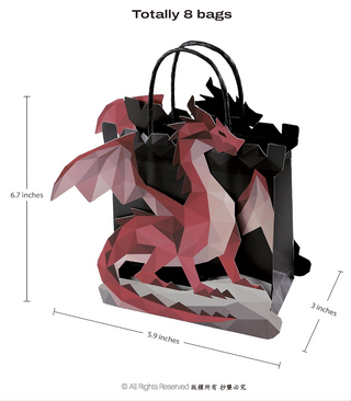 Dragon Medieval Gift Bags (Pack of 8)
