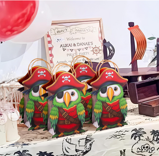 Pirate Parrot Party Bags (Pack of 8)