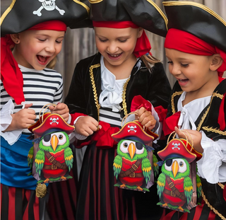 Pirate Parrot Party Bags (Pack of 4)