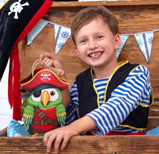 Pirate Parrot Party Bags (Pack of 8)
