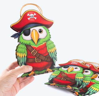 Pirate Parrot Party Bags (Pack of 4)