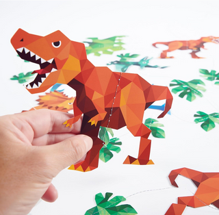 Dinosaur Hanging T-Rex Garlands (Pack of 6)
