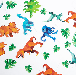 Dinosaur Hanging T-Rex Garlands (Pack of 6)