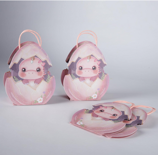 Pink Dinosaur Gift Bags (Pack of 4)