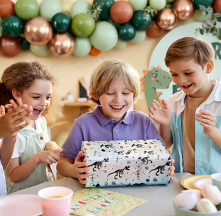 Iridescent Dinosaur Wrapping Paper (32ft)