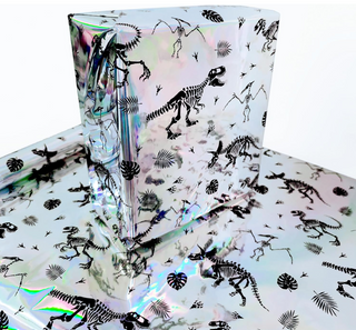 Iridescent Dinosaur Wrapping Paper (32ft)