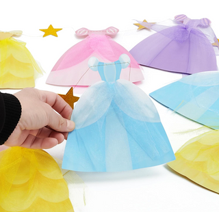 Princess Gold Happy Bitrhday Banner (2 Pcs)