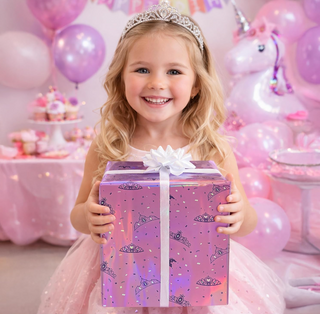 Prinicess Foil Holographic Wrapping Roll (1 Pc)