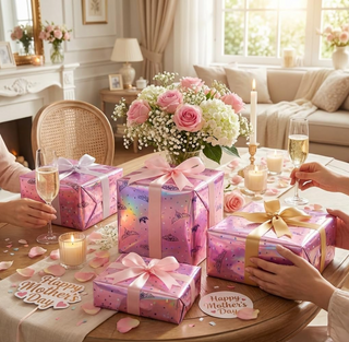 Prinicess Foil Holographic Wrapping Roll (1 Pc)