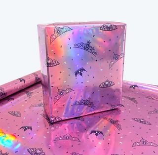 Prinicess Foil Holographic Wrapping Roll (1 Pc)