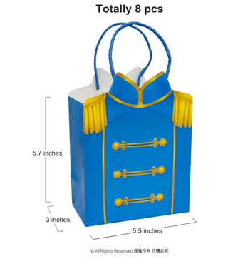 Royal Prince Blue Suit Oarty Bags (4 Pcs)