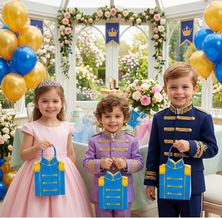 Royal Prince Blue Suit Oarty Bags (4 Pcs)