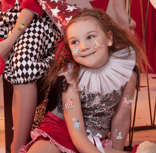 Circus Carnival Animal Tattoos (Pack of 108 Pcs)