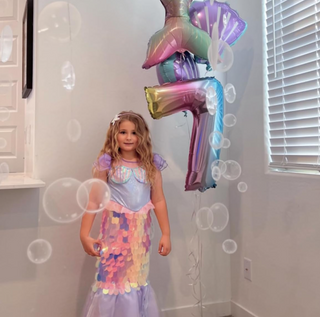 White Bubble Garlands Little Mermaid Under The Sea (6 Pcs)