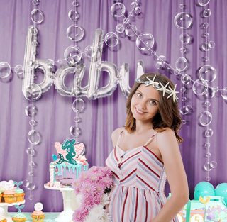 White Bubble Garlands Little Mermaid Under The Sea (6 Pcs)