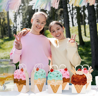 Ice Cream Gift Bags (8 Pcs)