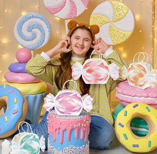 Candyland Party Favors Gift Bags (8 Pcs)