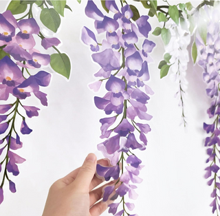 Wisteria Wildflower Garden Floral Banner