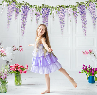 Wisteria Wildflower Garden Floral Banner