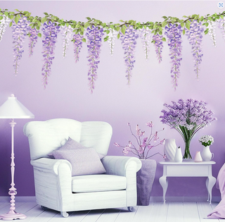 Wisteria Wildflower Garden Floral Banner