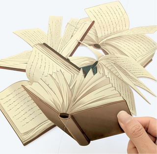 Library Floating Books Party Decorations Garlands (6 Pcs)