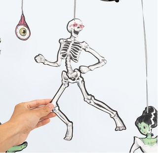 Monster Bash Halloween Garland Featuring Horror Characters (11 Pcs)