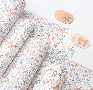 Garden Party Butterfly and Dragonfly Wrapping Paper (12 Pcs)
